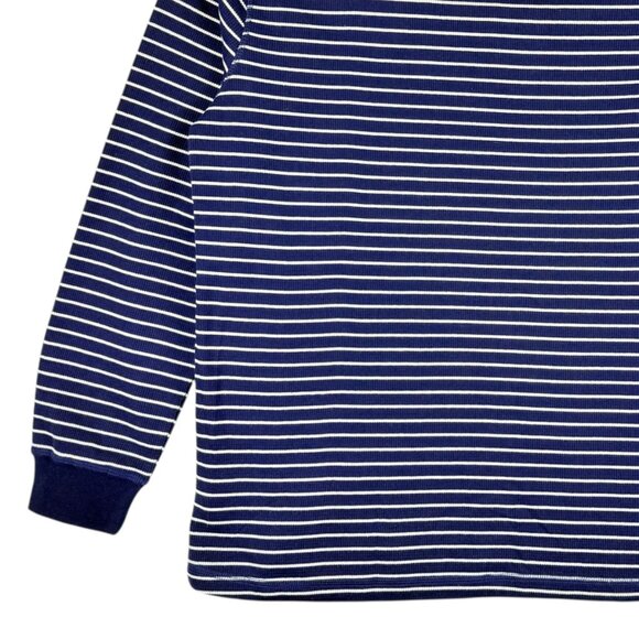 U.S. Polo Assn. Men's Pullover Navy/White Striped Henley Shirt Size XXL NWT - Picture 6 of 11